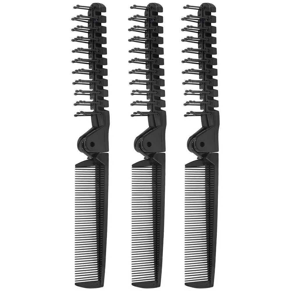 Qjaiune two-headed anti-static hair tool for scalp massage and detangling.