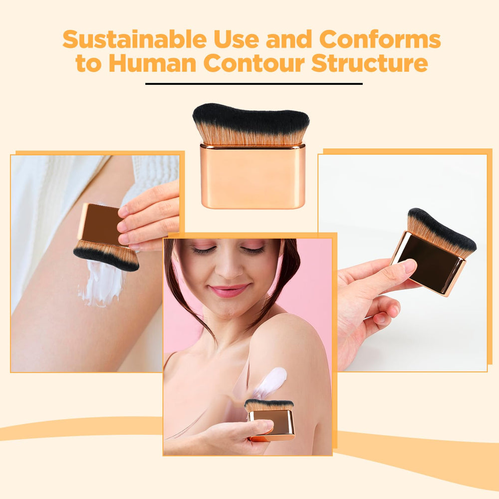 QJKLWV back tanning applicator blends product on hard-to-reach areas.