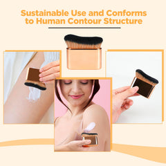 QJKLWV back tanning applicator blends product on hard-to-reach areas.