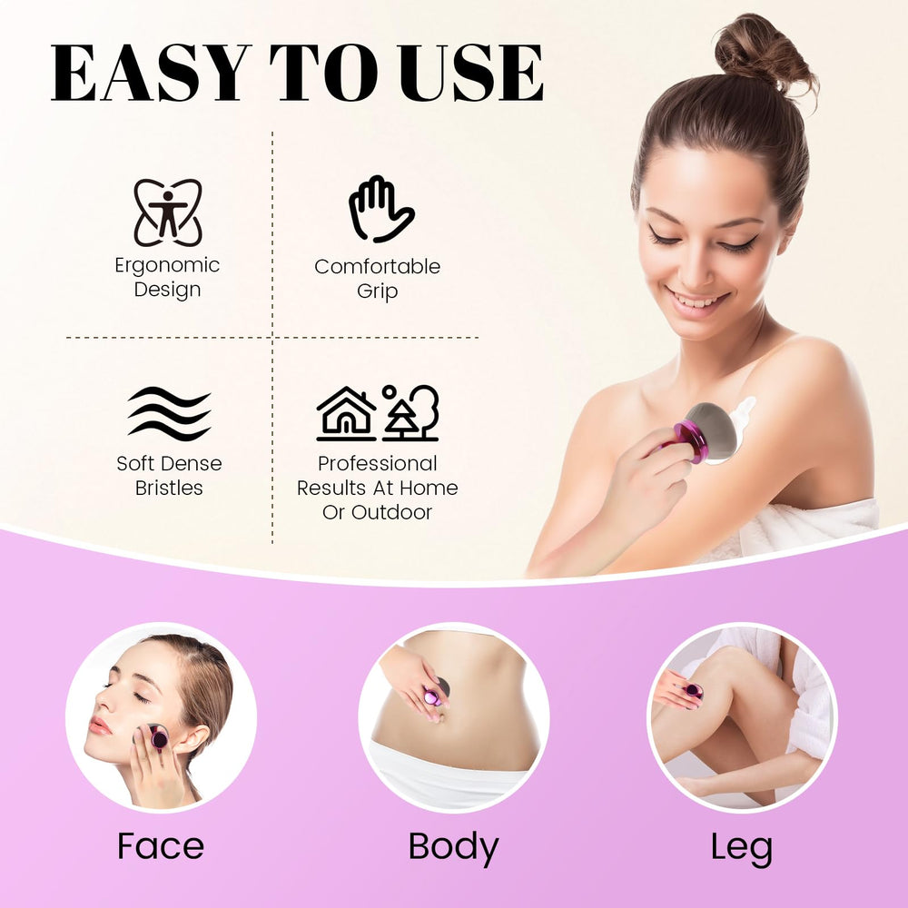 QJKLWV Face and body foundation brush blends makeup and self tan naturally
