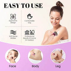 QJKLWV Face and body foundation brush blends makeup and self tan naturally