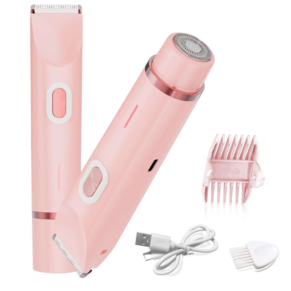 QLWQ Bikini Trimmer with dual-head design for smooth skin