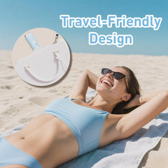 QLWQ ceramic stainless blades stay sharp while being gentle on sensitive skin.