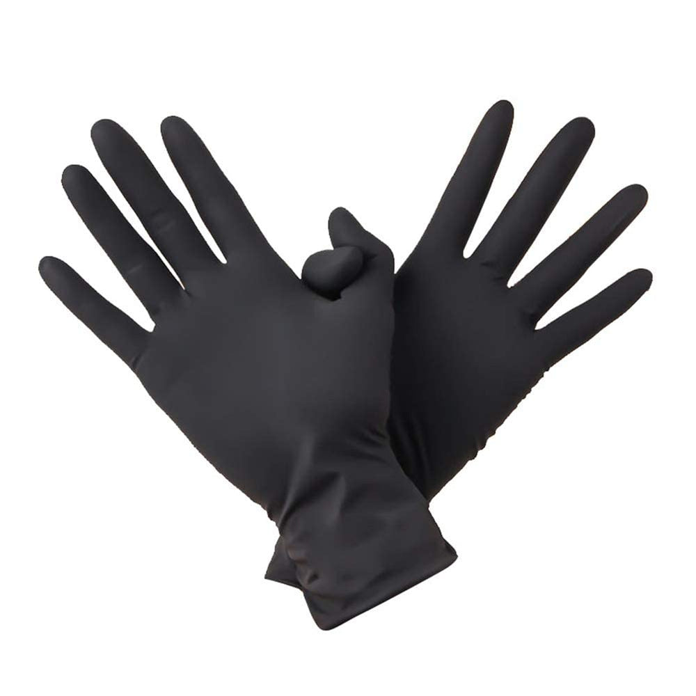 QNCIGER reusable hair dye gloves in action for clean color application