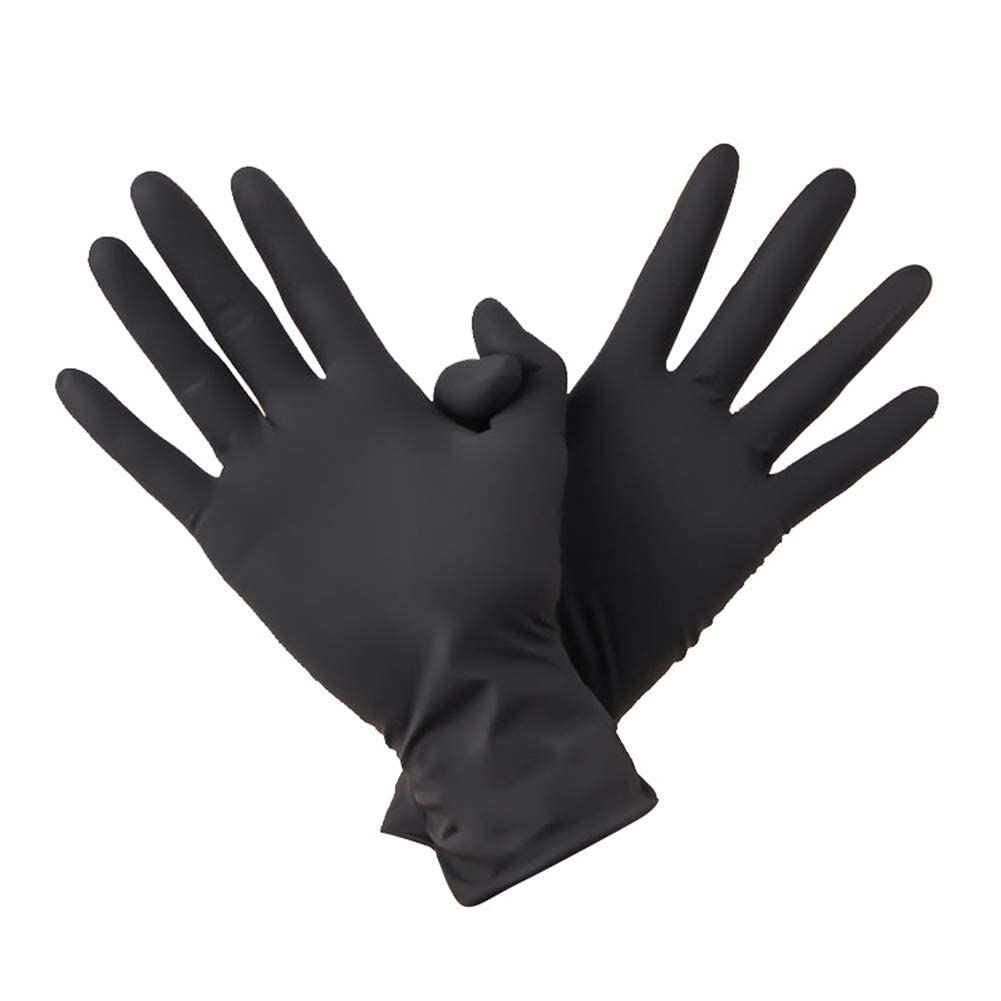 QNCIGER reusable hair dye gloves in action for clean color application