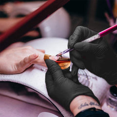 QNCIGER waterproof gloves protect hands during dye sessions