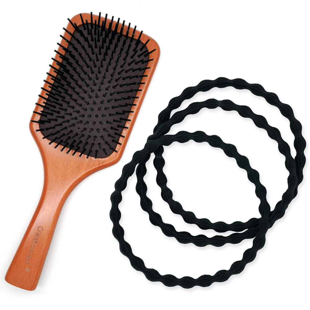 Qooocy Bandas para dreadlocks en negro, uso diario cómodo.
