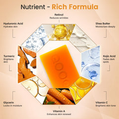 QOOQ con manteca de karité y aceite de oliva para nutrición duradera.