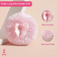 Qopoto crystal box stores puffs and small makeup tools neatly