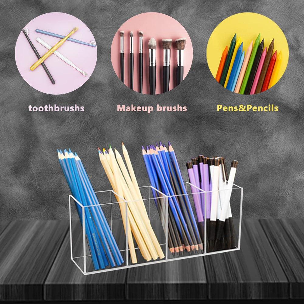 QPEY office stationery storage box helps pencils, markers, and notes stay neatly sorted.