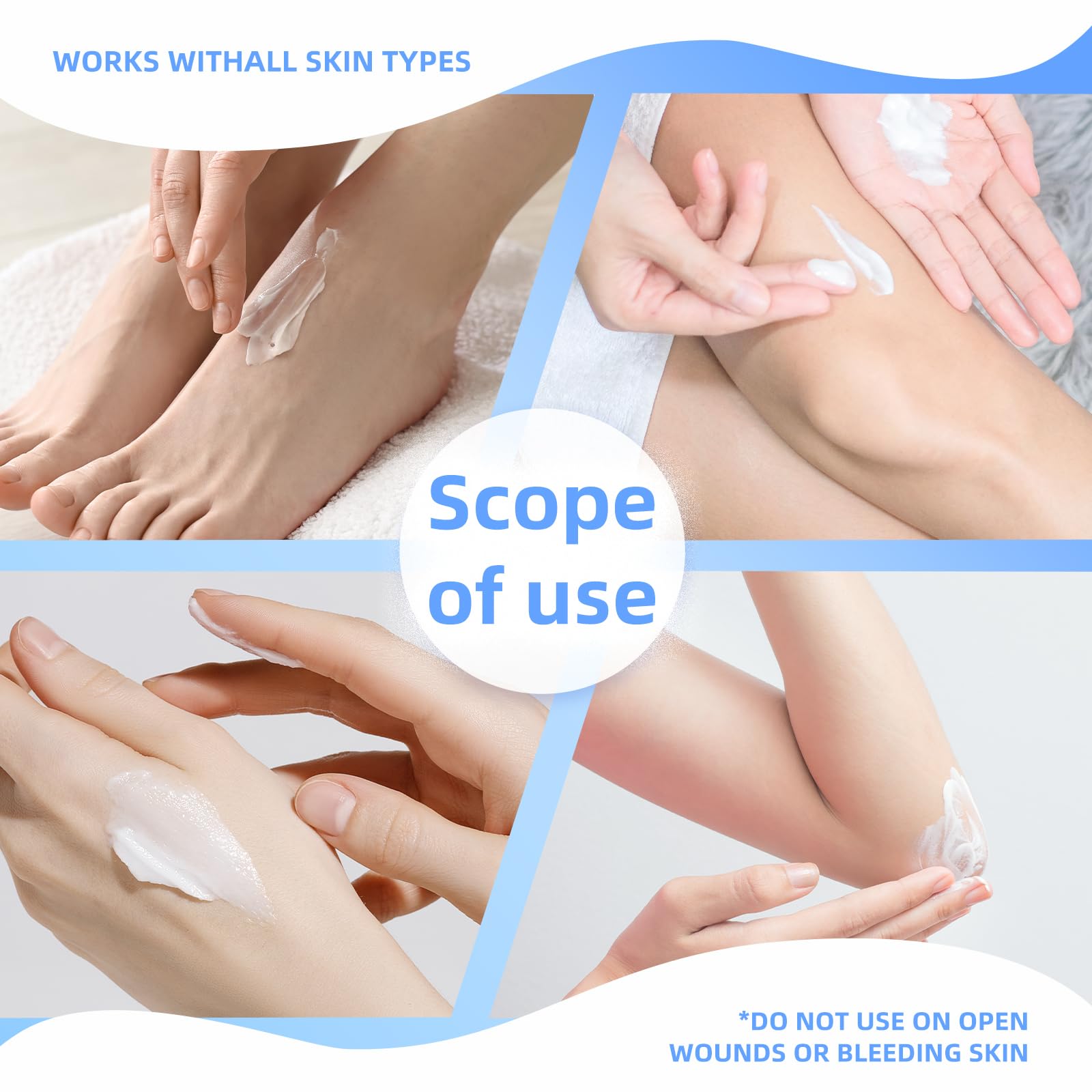 QQWIAX 40% Urea Cream for elbows reviving rough areas