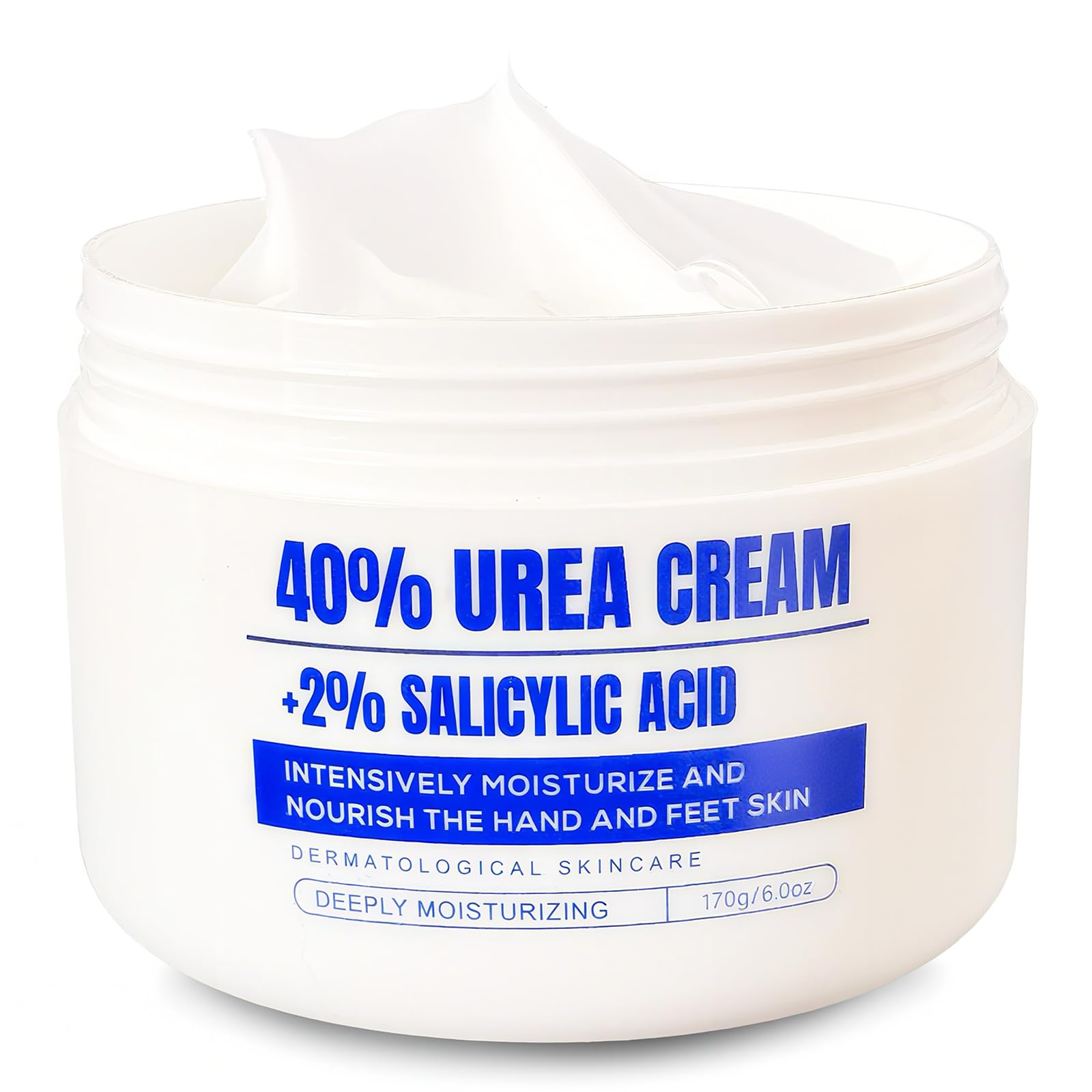 QQWIAX 40% Urea Cream for feet showing hydration and softening of dry heels
