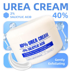 QQWIAX 40% Urea Cream for hands demonstrating smooth, moisturized skin
