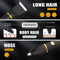 Qreeyx Manscape nose trimmer for precise nose and ear hair removal