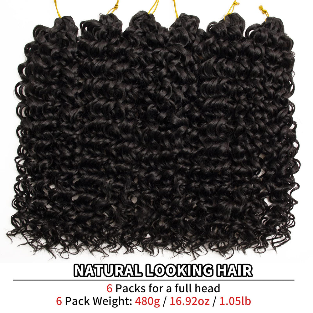 QRHSUKA GoGo Curl pack6 full head set for versatile looks