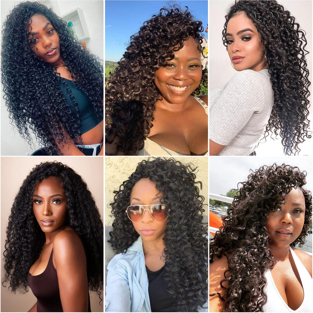 QRHSUKA GoGo Curl styling options image showing braids and twists
