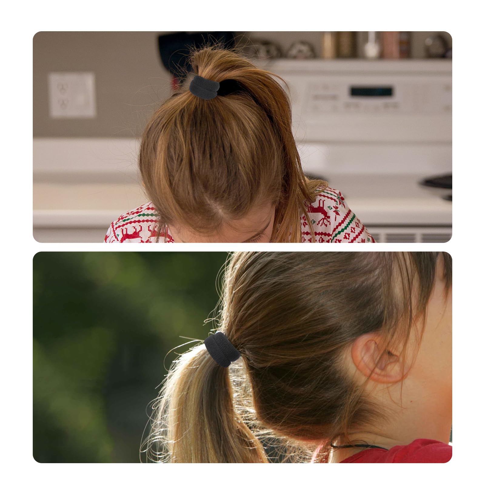 QRTVI versatile hair ties suitable for thin hair across ages
