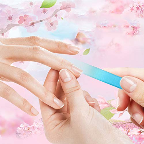 QRWT crystal glass file delivers a smooth edge finish on nails.