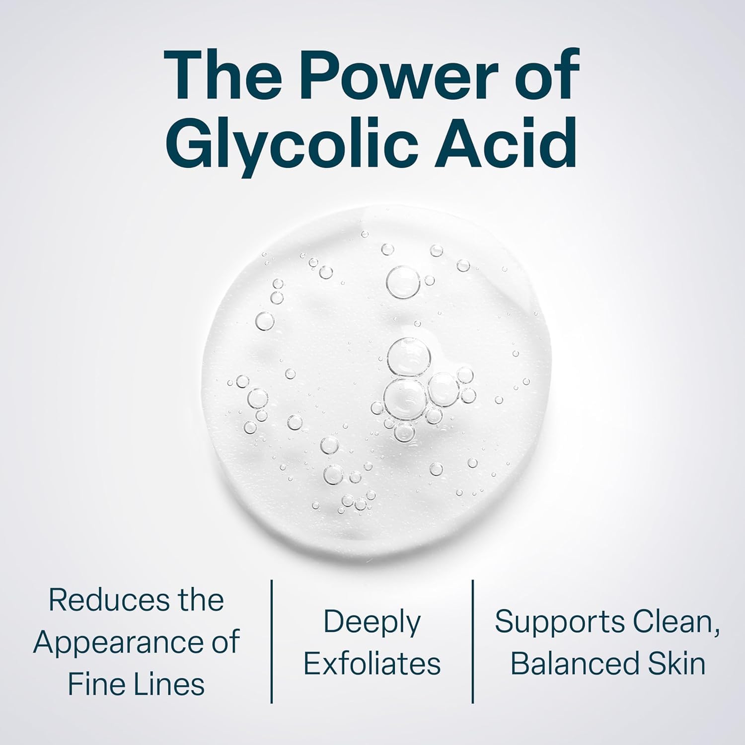 QRxLabs Glycolic Pads applied to face for smoother texture