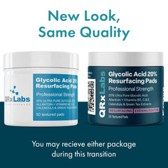 QRxLabs textured pad close-up for even exfoliation