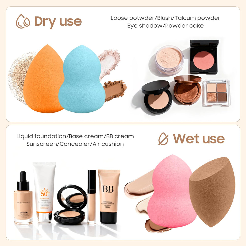 QSdywlyd makeup sponge pear-rose for concealer precision and seamless edges