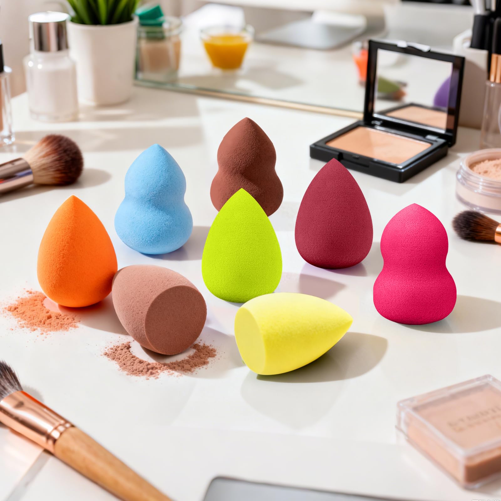 QSdywlyd multicolor sponge soft-bounce texture for gentle skin contact