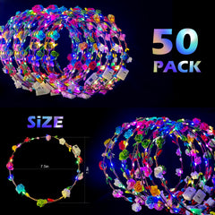 QSJQllo tiara crown with three lighting modes for cosplay