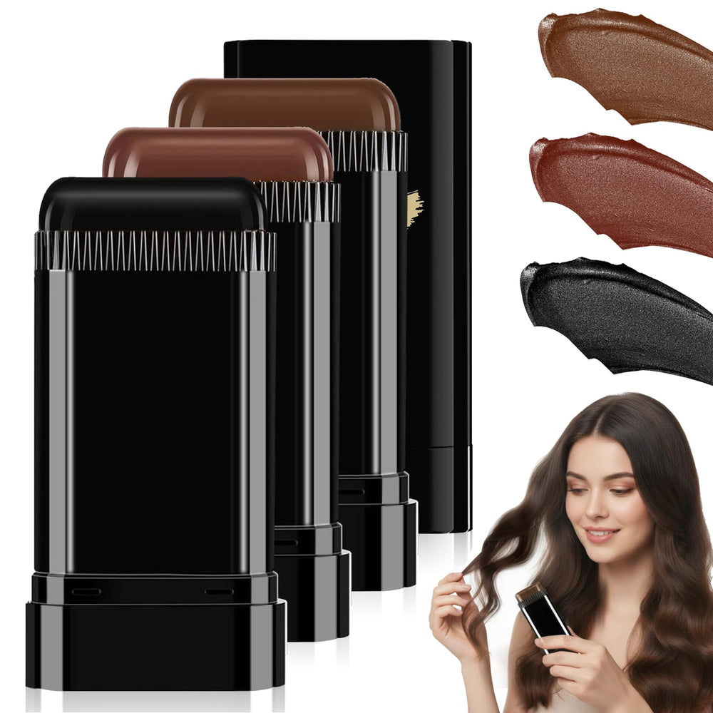 Qtaikong 2-in-1 hair color stick with comb for fast root touch-ups