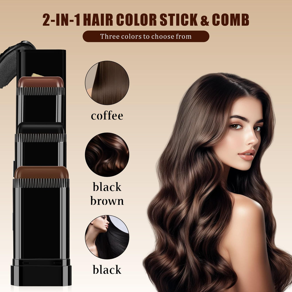 Qtaikong black hair color stick for deep, bold coverage