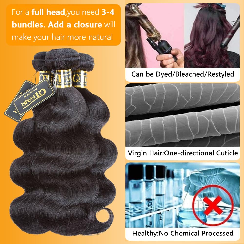 QTHAIR natural-looking body wave on wig install, seamless blending.