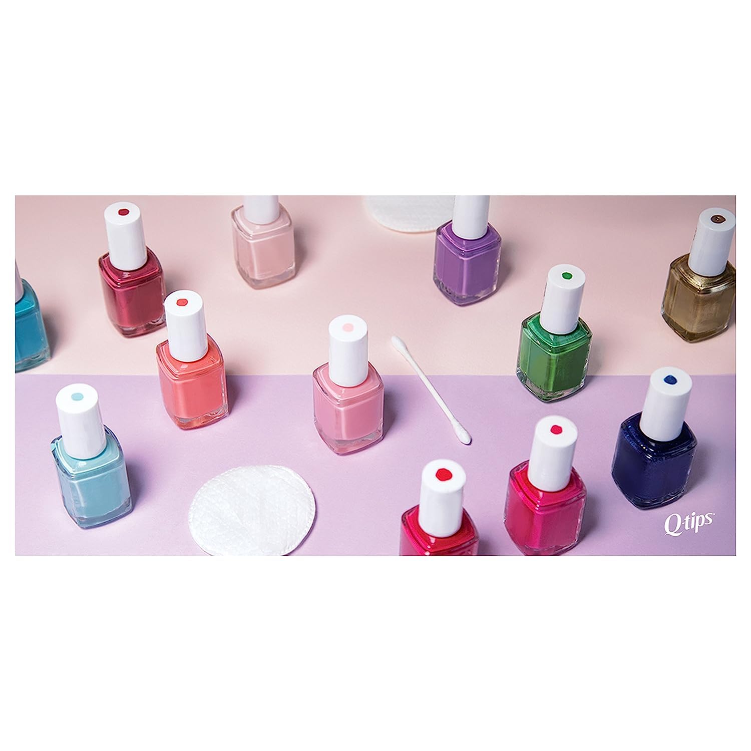 Q-tips cotton swabs baby-care for delicate cleaning around tiny features.