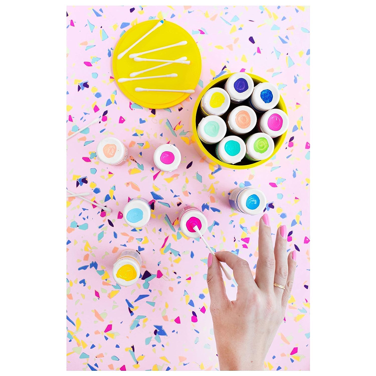 Q-tips cotton swabs convenient everyday pack for hygiene and beauty tasks.