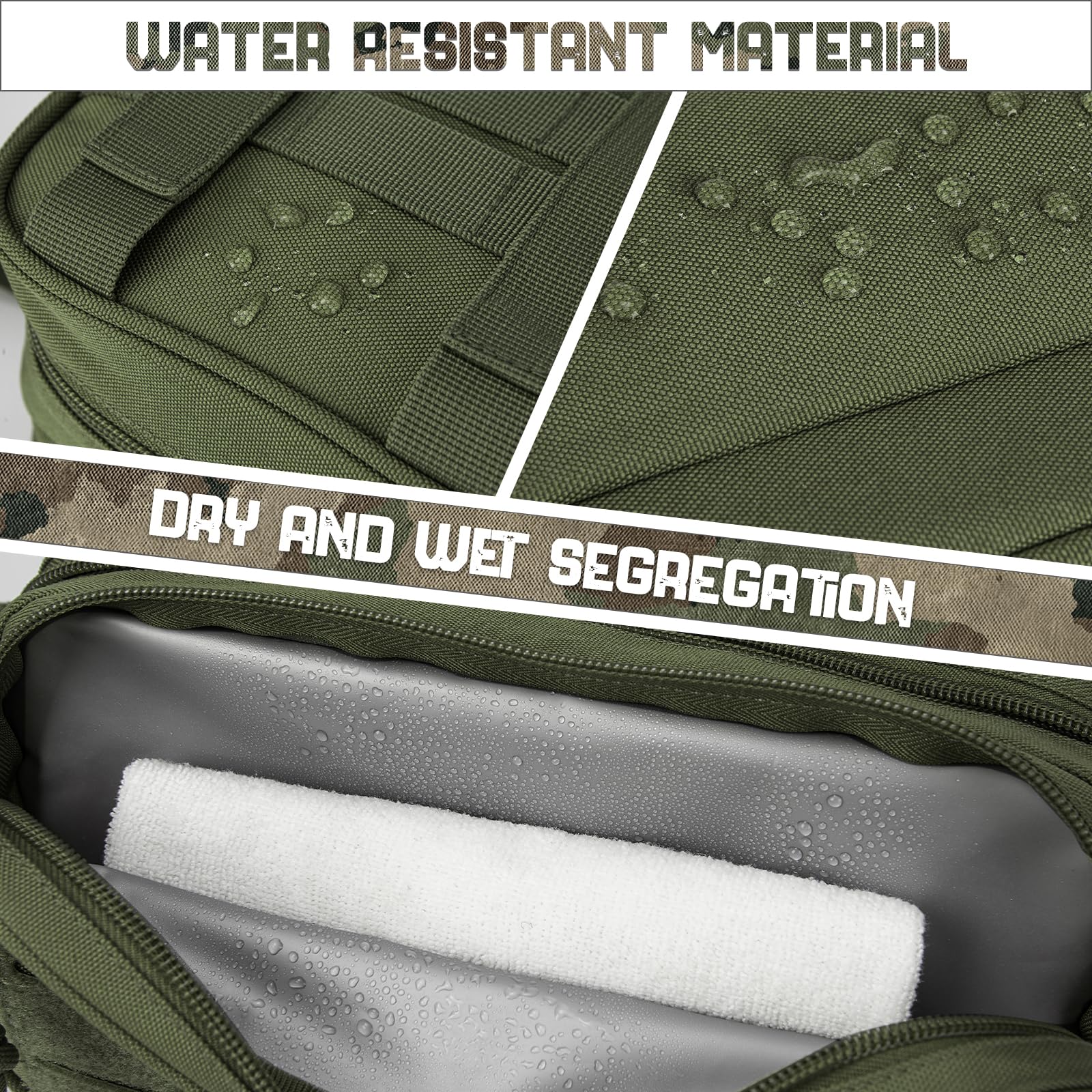 QT&QY toiletry bag side carry handle for easy grabbing on the go.