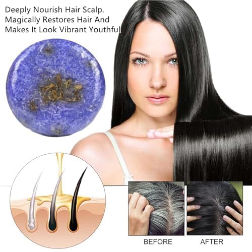QUAAM barra champú brillo vibrante: cabello luce saludable y brillante.