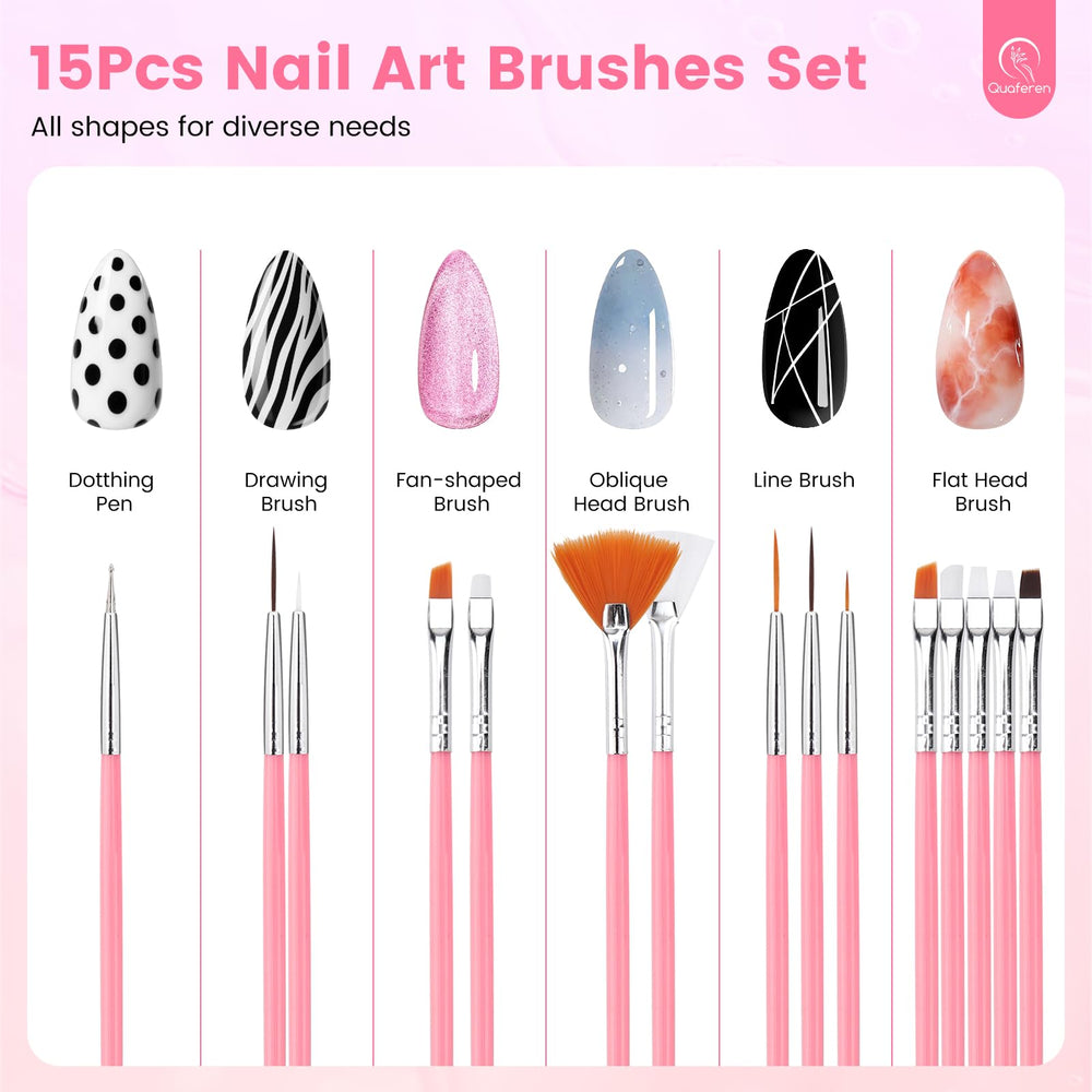Quaferen 2-in-1 palette and brush holder demonstrating space-saving design.