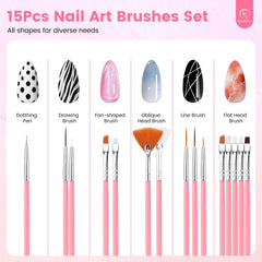 Quaferen 2-in-1 palette and brush holder demonstrating space-saving design.