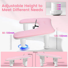 Quaferen arm rest ergonomic foam cushion and 15° tilt keep clients comfortable