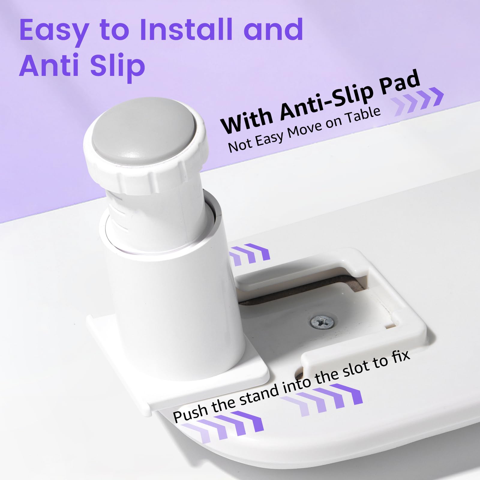 Quaferen big arm rest for nails non-slip base keeps setup steady