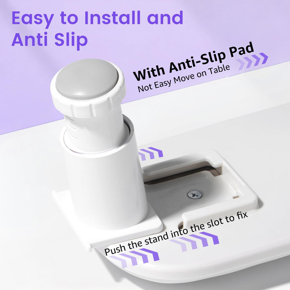 Quaferen big arm rest for nails non-slip base keeps setup steady
