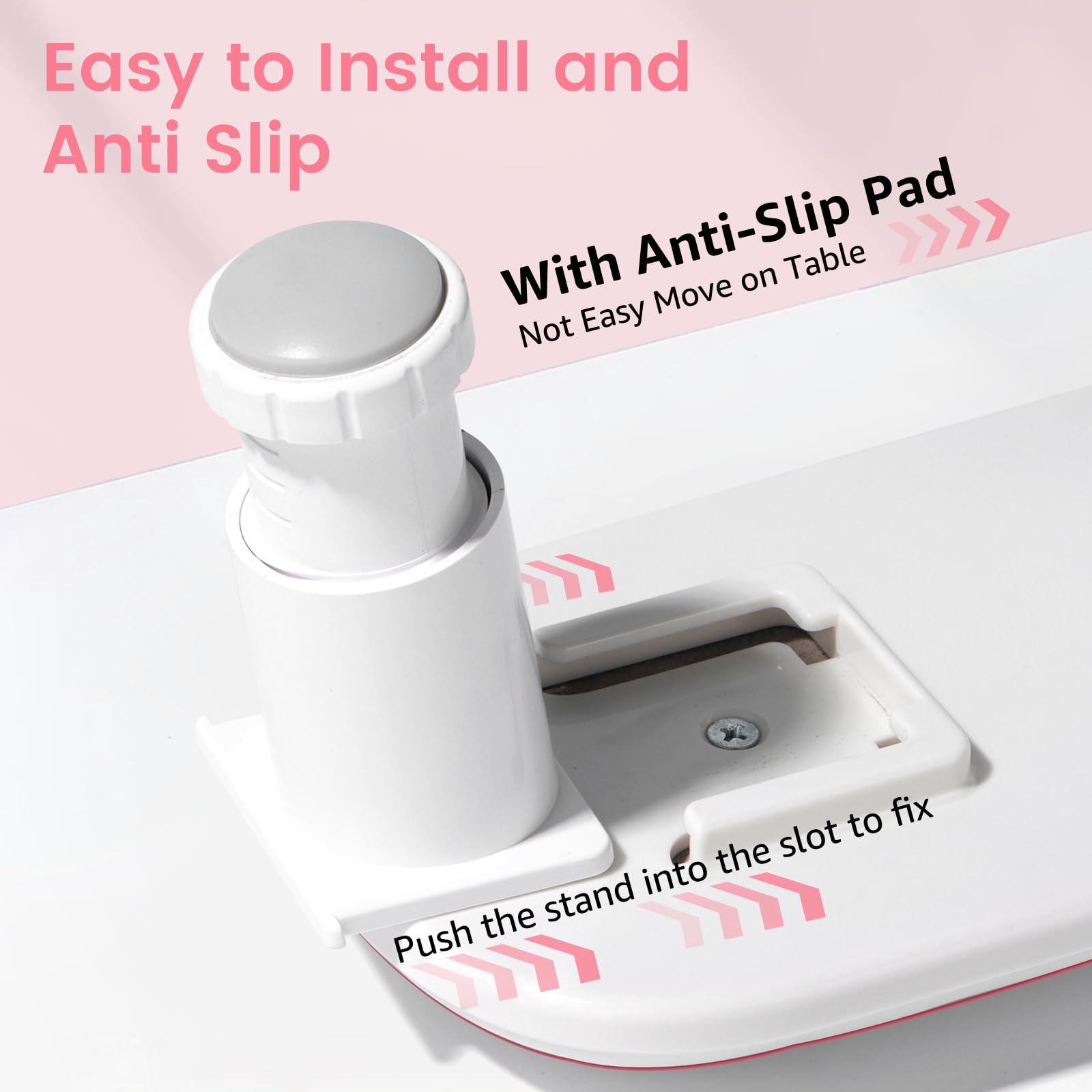 Quaferen wide cushion supports shoulders and back while working on acrylic nails