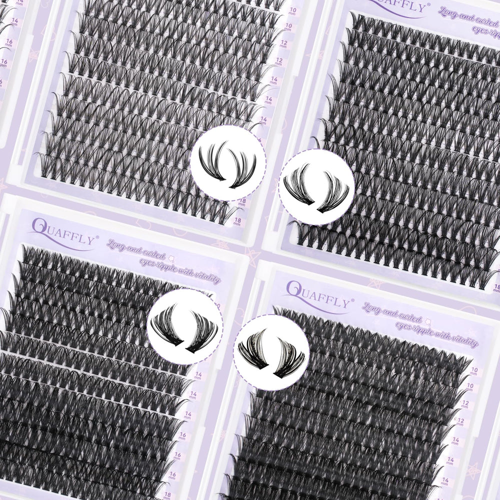 QUAFFLY Lash Extension Kit compact case keeps lashes organized