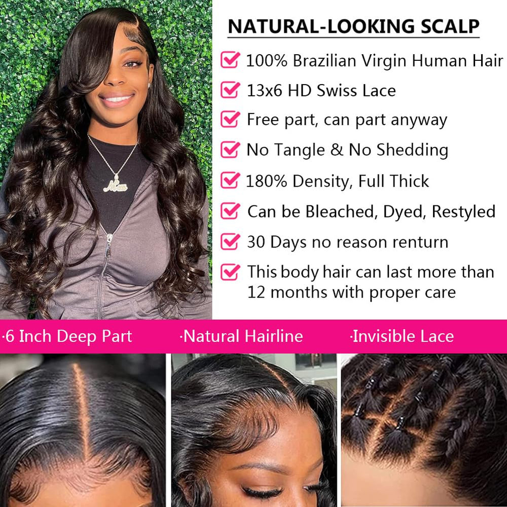 QUANDIAN 180% density wig offers thick, luxurious texture without heaviness.