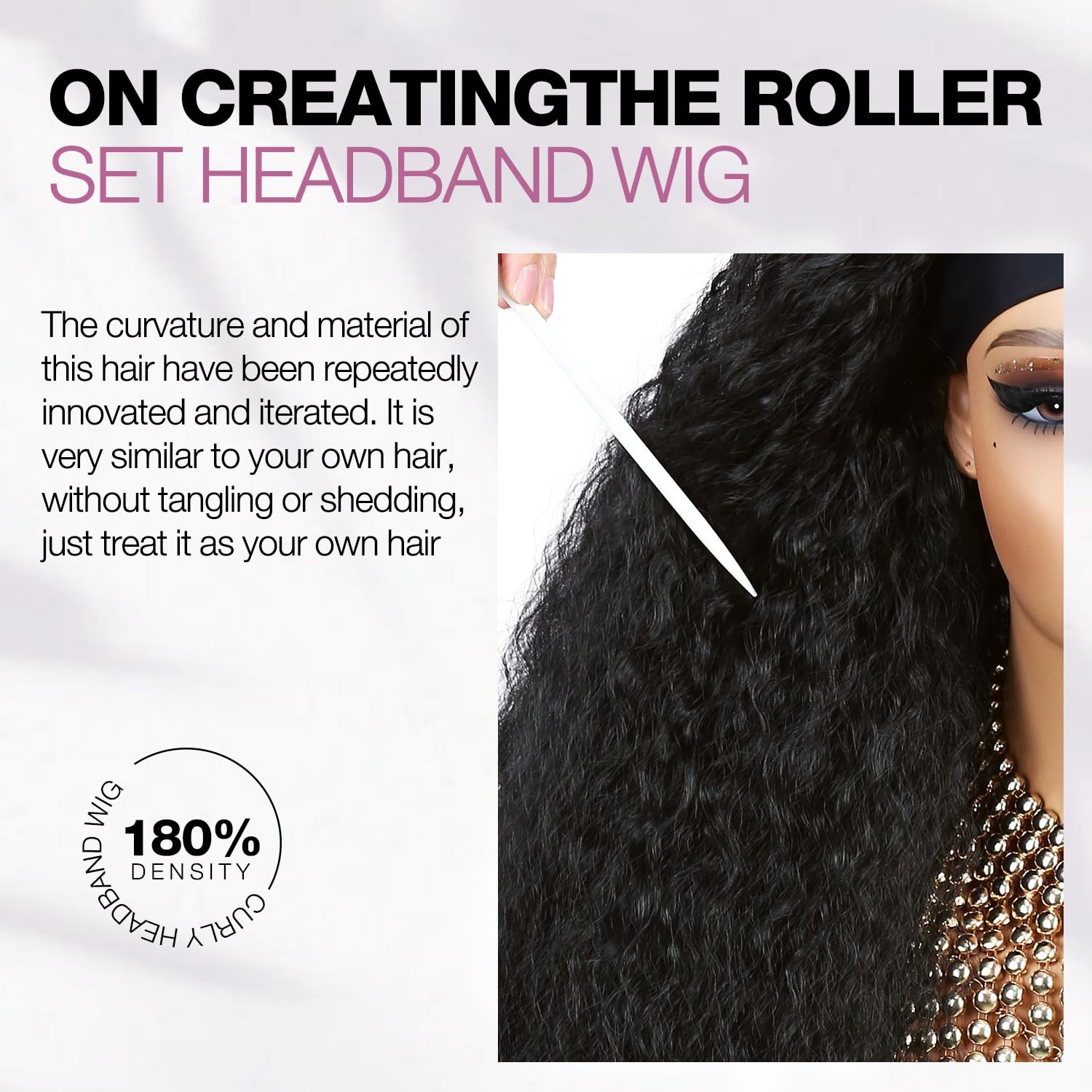 Quantum Love daily wear kinky curly wig adds volume and bounce