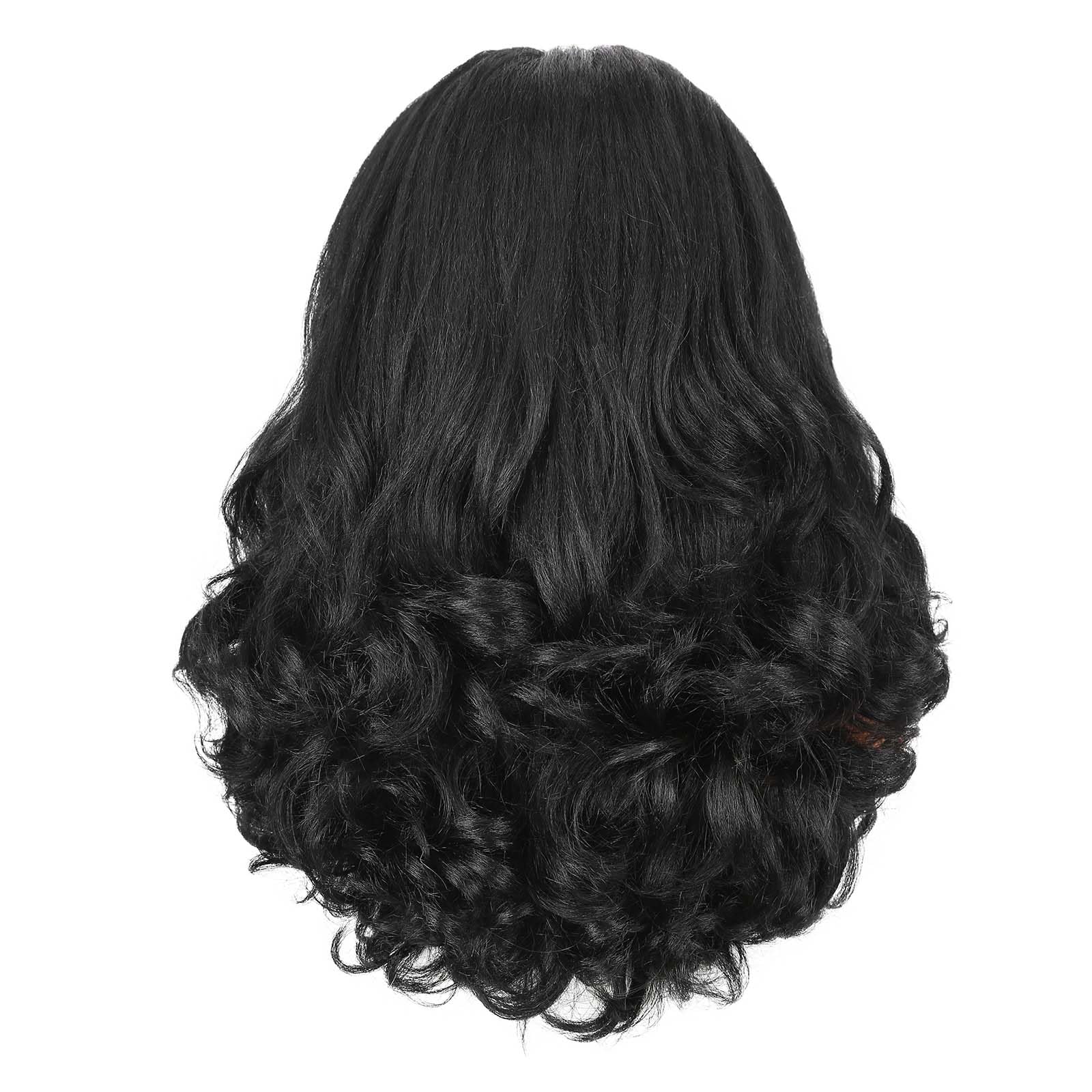 Quantum Love Yaki Curly Headband Wig magic tape design for quick secure styling