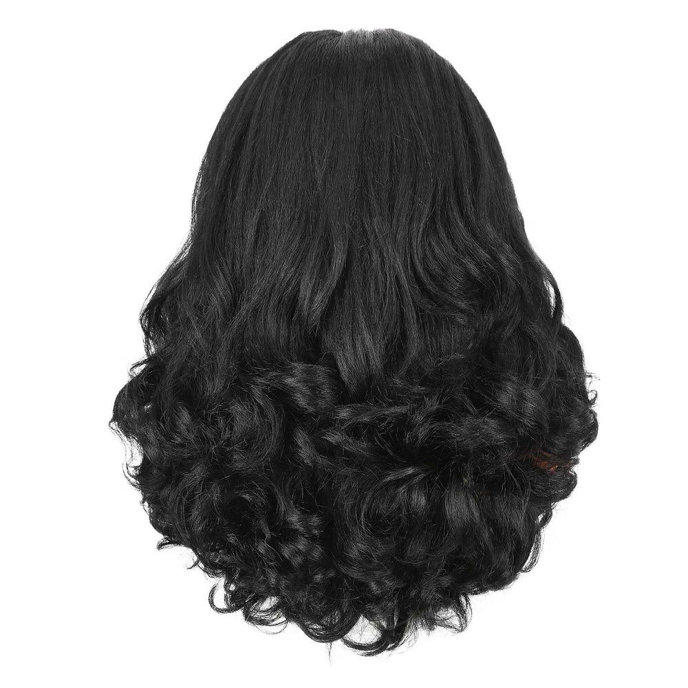 Quantum Love Yaki Curly Headband Wig magic tape design for quick secure styling