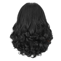 Quantum Love Yaki Curly Headband Wig magic tape design for quick secure styling