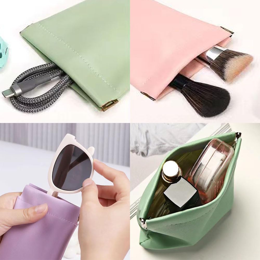 Quarter Rainbow travel-friendly purse pouches offer lightweight, water-resistant protection