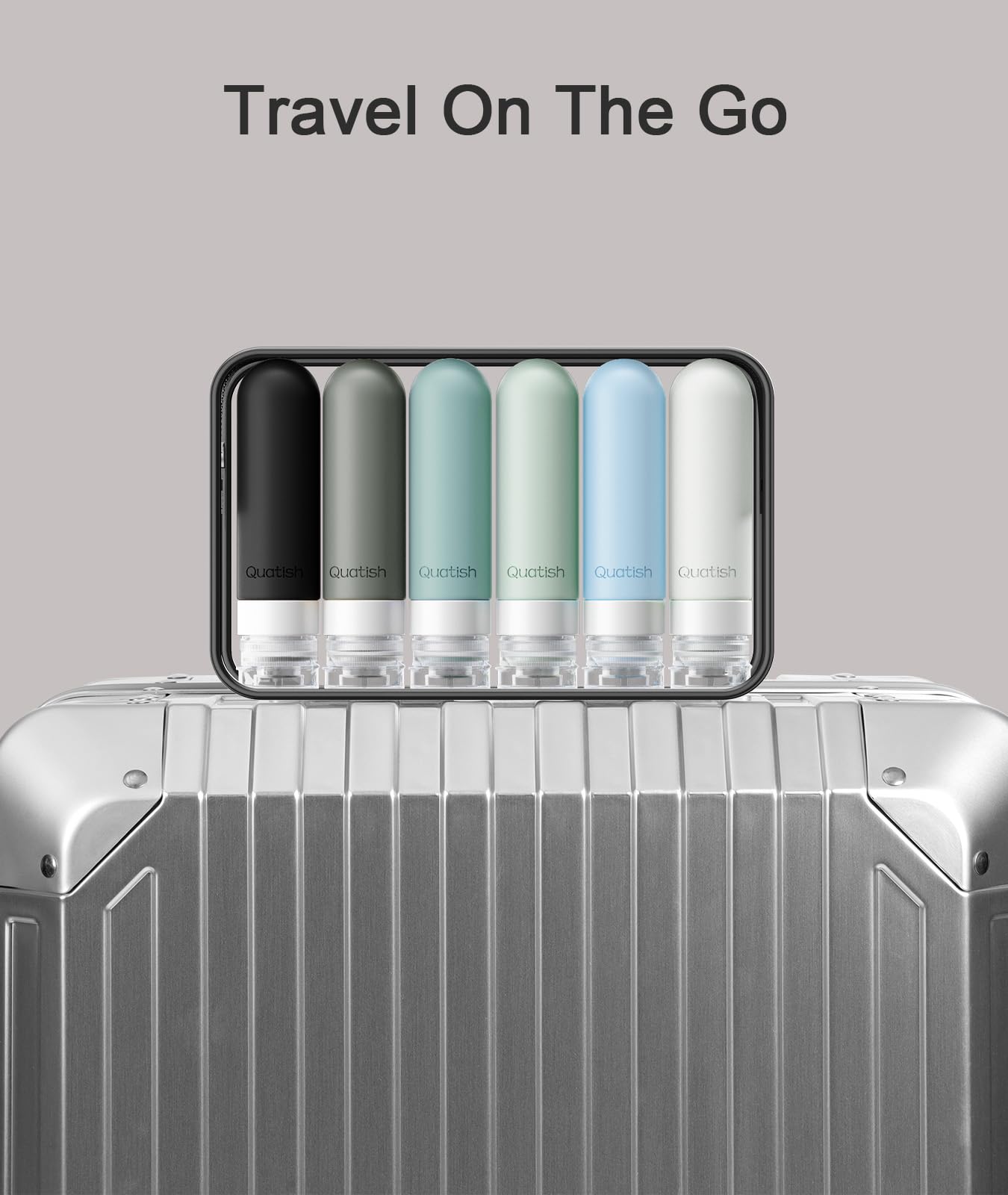 Black Quatish travel set ideal for cruise and camping packing