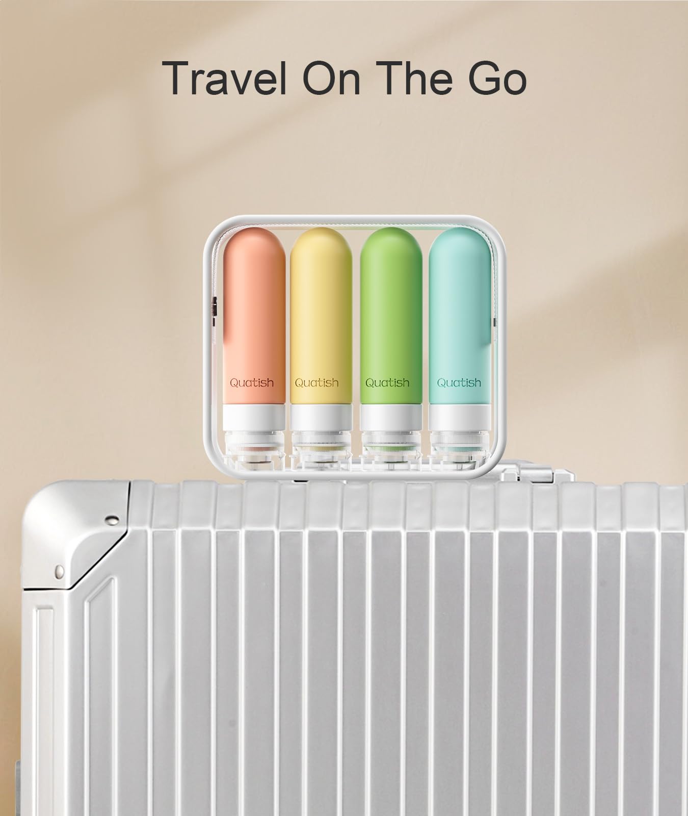 Quatish durable, reusable silicone design supports long-term travel