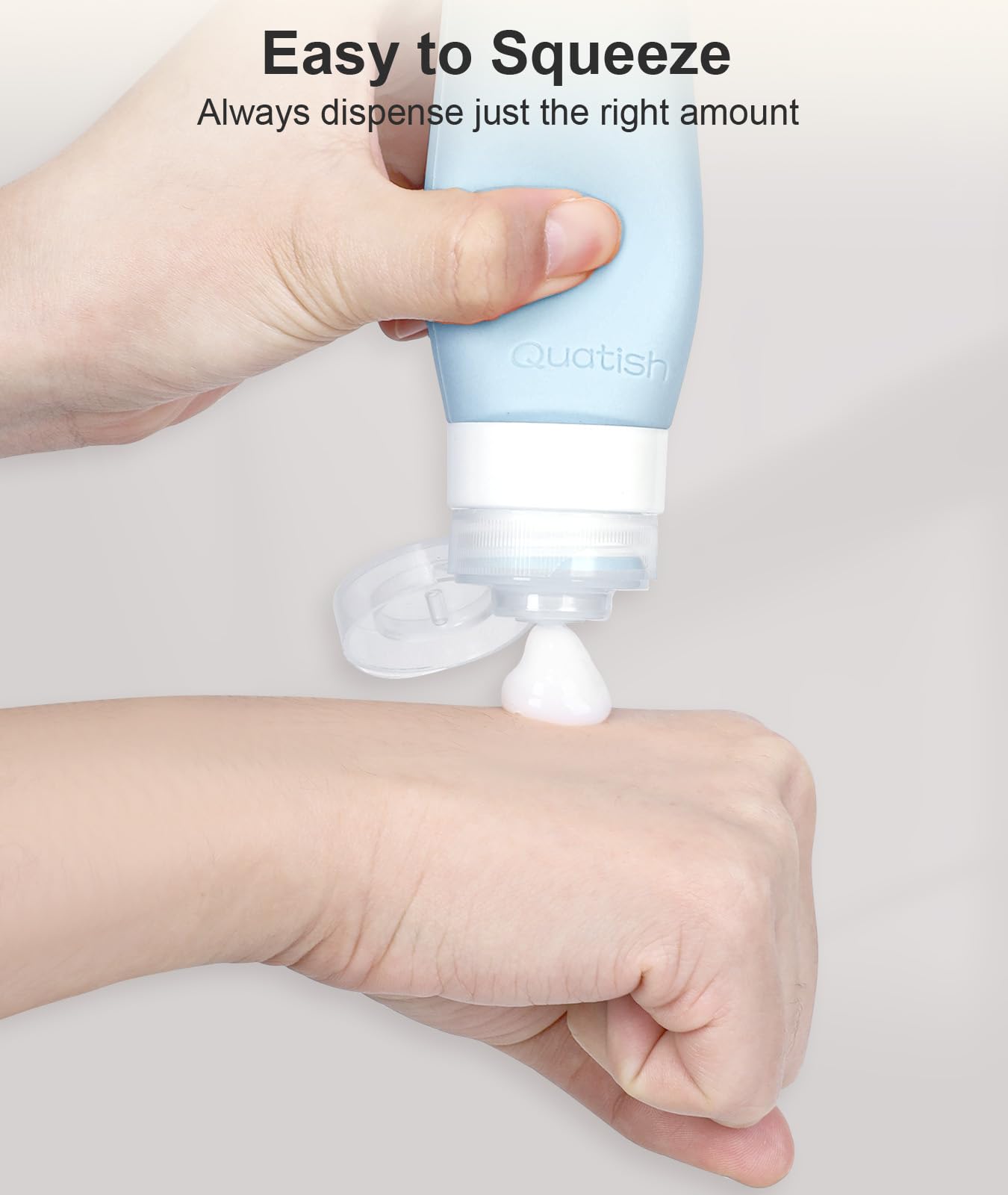 TSA-approved 3 oz bottles ideal for carry-on packing